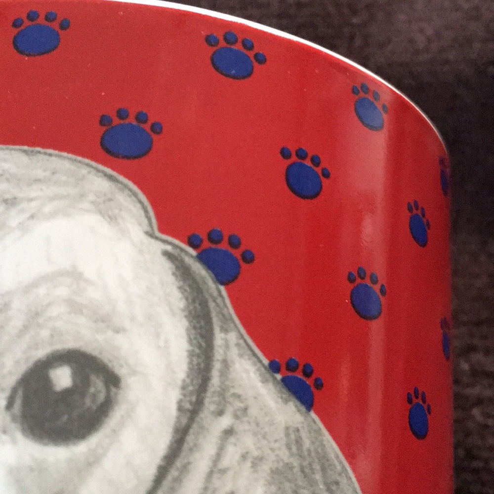 Adorable dachshund mug in a bow tie beverage mug. - Picture 6 of 6